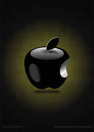 4K Cute Apple Art