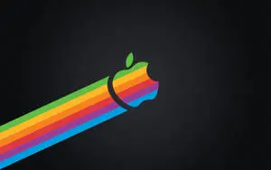 Abstract art displayed on a stunning Mac Screen