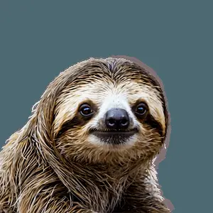Adorable Sloth PNG 06112024