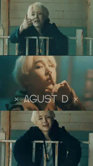 Agust D in a Powerful Pose