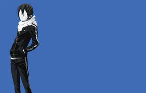 Faceless Anime Blue Boy