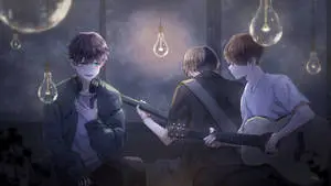 Anime Gaming Cute Innocent Boys
