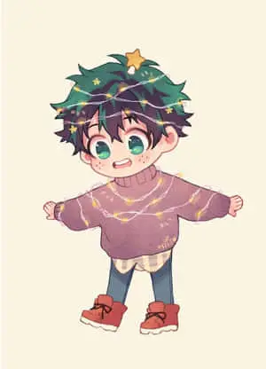 "A little explorer, a big adventure. Meet Baby Deku"