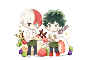 Step into the world of My Hero Academia with Baby Deku!