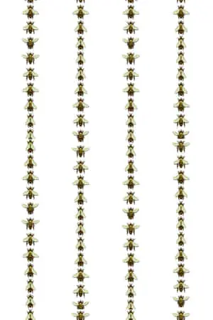 Bees Lined Up Pattern Iphone