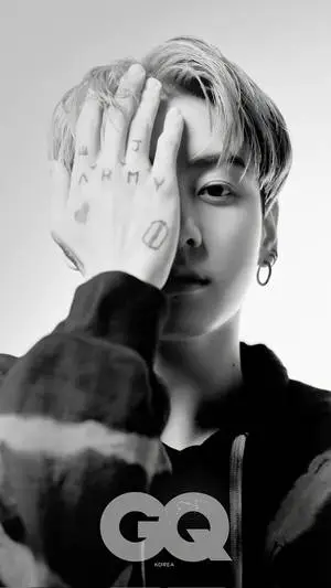 Black And White BTS JK Photoshoot