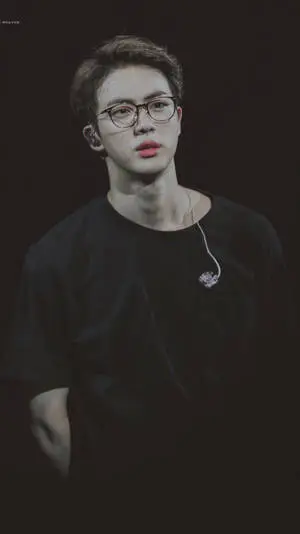 Black And White Jin BTS Cute