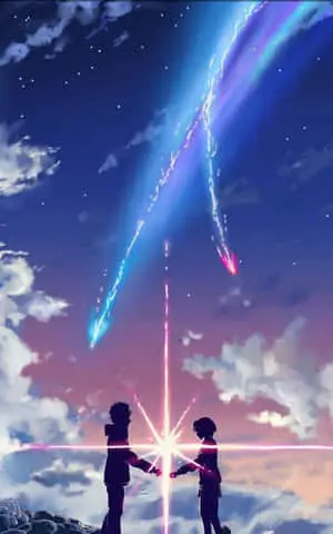 Bright Anime Girl Boy Sparkling 