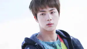 BTS Jin Serious Look
