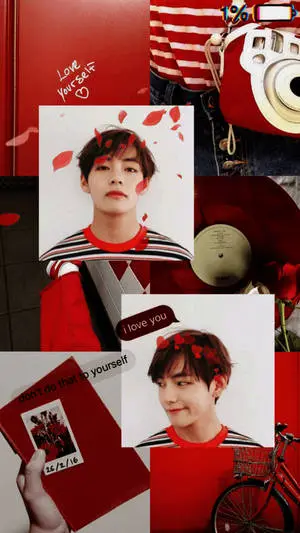 BTS Member V Instax Aesthetic