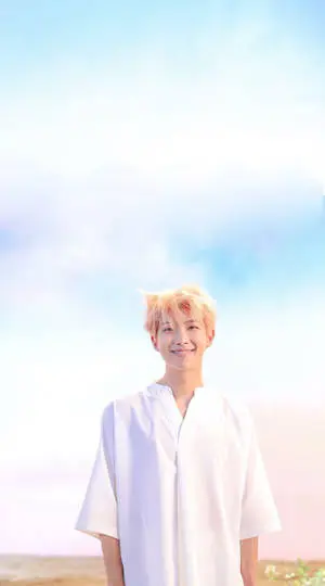 BTS RM Cute Pastel Sky