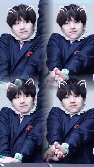 BTS Suga Cute Cat Ears
