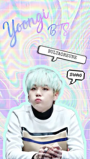 BTS Suga Cute Holographic