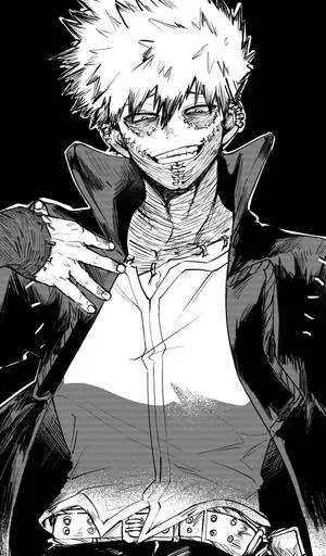 Chad Cute Dabi BW Fanart
