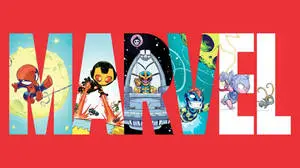 Characters In Letters That Spell Marvel Aesthetic