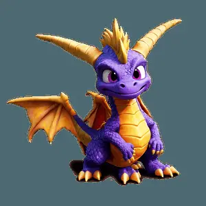 Chibi Spyro Cute PNG 06242024