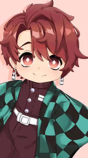 Chibi_ Tanjiro_ Kamado_ Cute_ Illustration