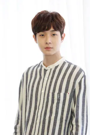 Choi Woo Shik In Striped Long Sleeves