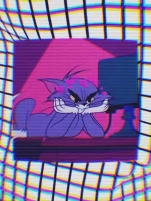 Cute Aesthetic Cartoon Tom The Cat