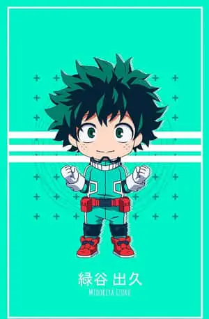 Cute Aesthetic Deku Chibi Art