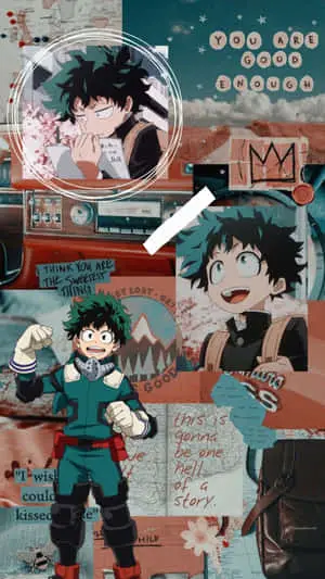 "Deku with a cute aesthetic."