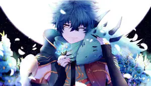 Cute Anime PFP Boy And A Dragon