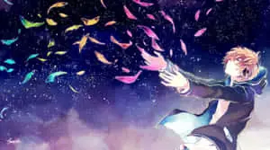 A Shot Of A Teenage Boy In Adorable Anime Style