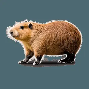 Cute Capybara Clipart PNG   qoh