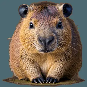 Cute Capybara Clipart PNG   udh
