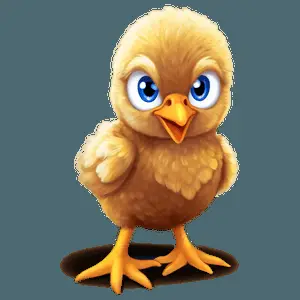 Cute Chicky Clipart PNG 73