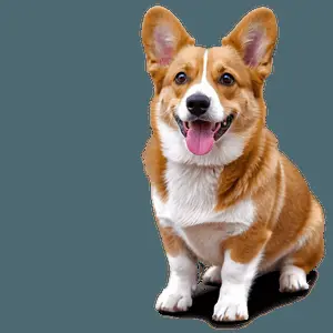 Cute Corgi PNG udj