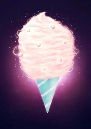 Cute Cotton Candy Pink