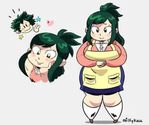 Cute Deku And Inko Midoriya Picture