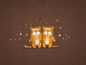 Tiger And Cheetah Cute Girly Ipad