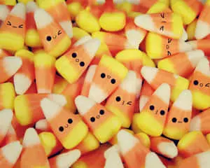 Cute Halloween Candies Light Colors