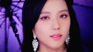 Cute Jisoo Purple Umbrella