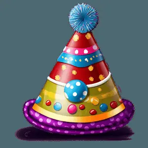 Cute Party Hat PNG vbs50