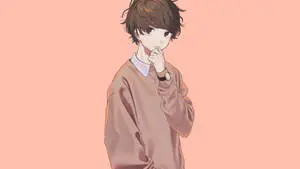 Cute Pink Aesthetic Boy 