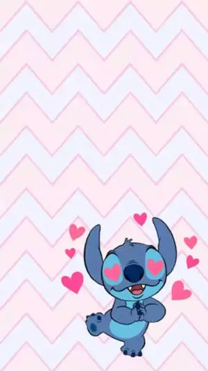 Cute Stitch Heart Eyes IPhone