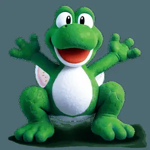 Cute Yoshi Illustration PNG llh