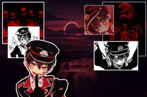 Dark Hanako Kun Desktop Graphic Art