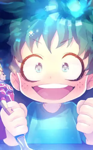 Deku Cute Cartoon Face