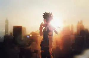 Deku During Sunrise Picture