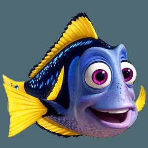 Dory Cute Expression PNG avv33