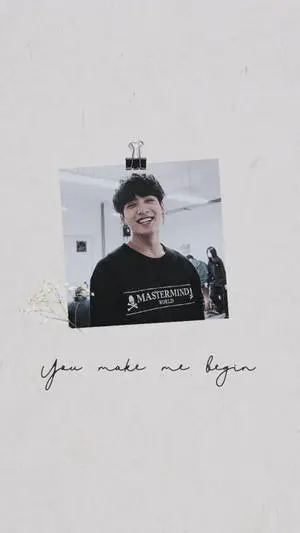 Elegant BTS JK Photo Collage