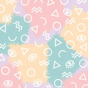 Energetic Cute Pastel Shapes