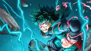 Intense Portrait of Villain Deku
