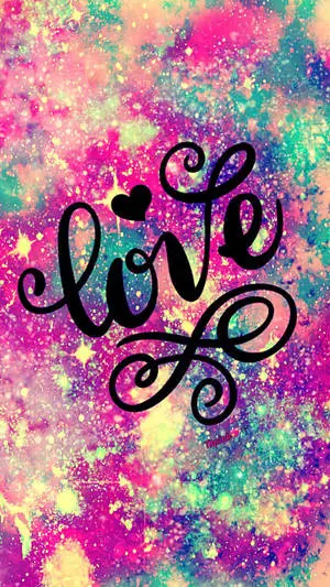 Girly Lcck Screen Iphone Artwork