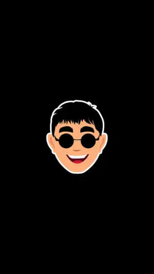 Handsome Boy Cartoon Wearing Sunglasses