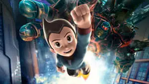 Handsome Superhero Astro Boy Cartoon